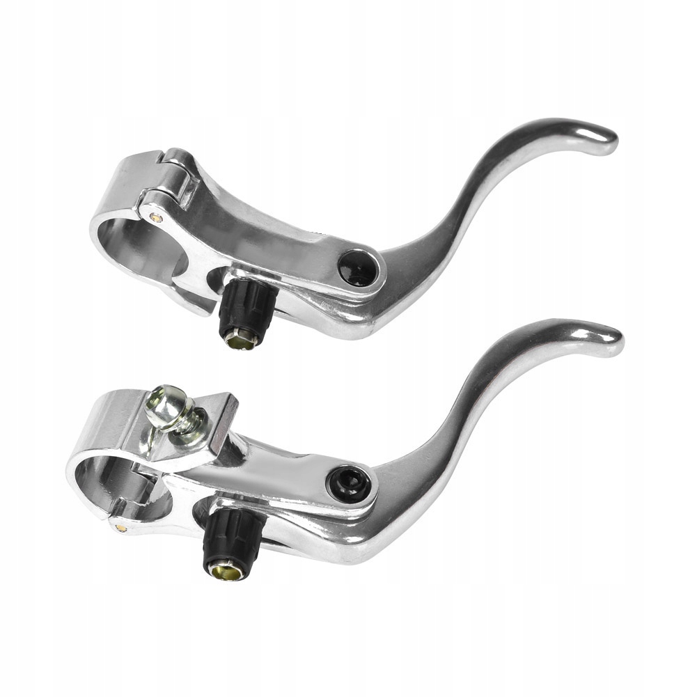 Dźwignie Klamki Hamulca Rowerowe Aluminiowe Srebrny 24mm