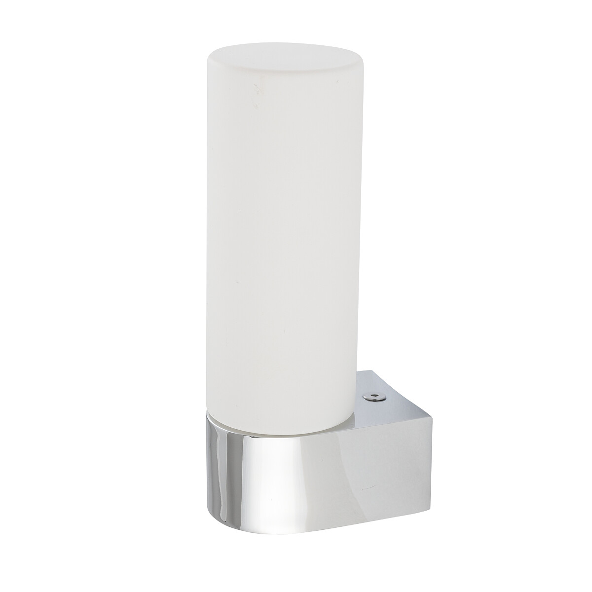 Nowodvorski kinkiet łazienkowy pojedyńczy klosz szklany Natalie chrom IP44