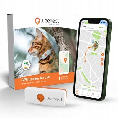 Lokalizátor Weenect Xs Gps Tracker pro kočky, bílý