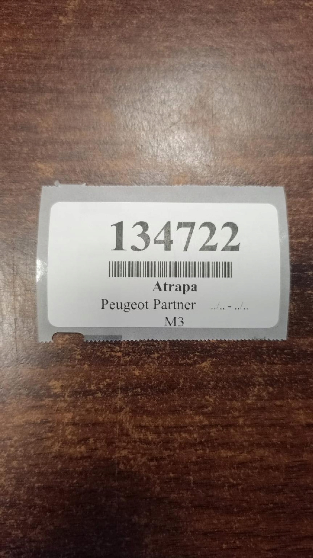 PEUGEOT PARTNER Grille 9644758577