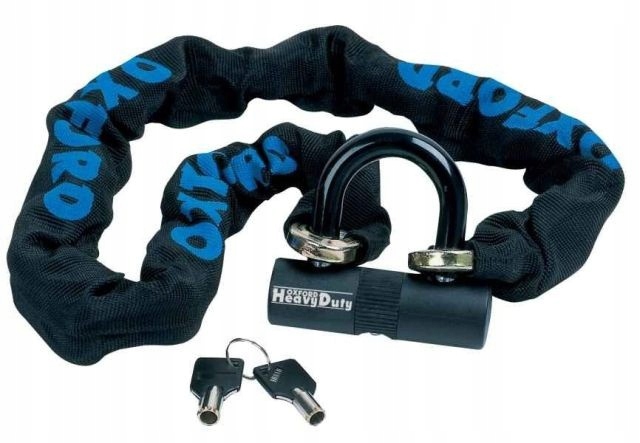 Reťaz, zámok Oxford Heavy Duty s visiacim zámkom 2 m