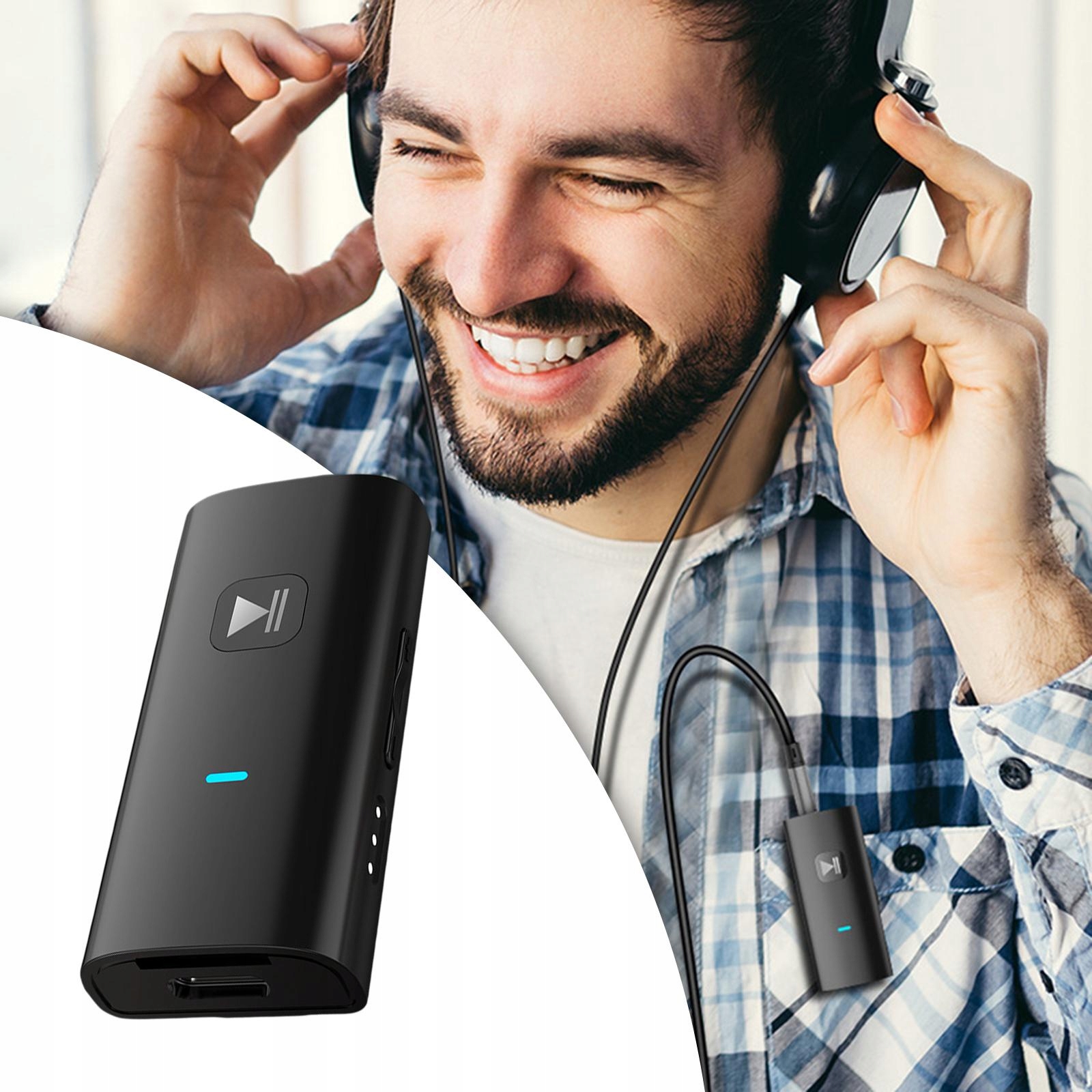 Odbiornik Mini 5.0, z wbudowanym mikrofonem, Wersja Bluetooth Bluetooth 5.0