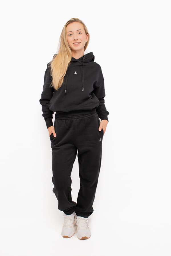 Dámské teplákové kalhoty Patrizia Pepe 8P0618 J079 černé Pants: 36