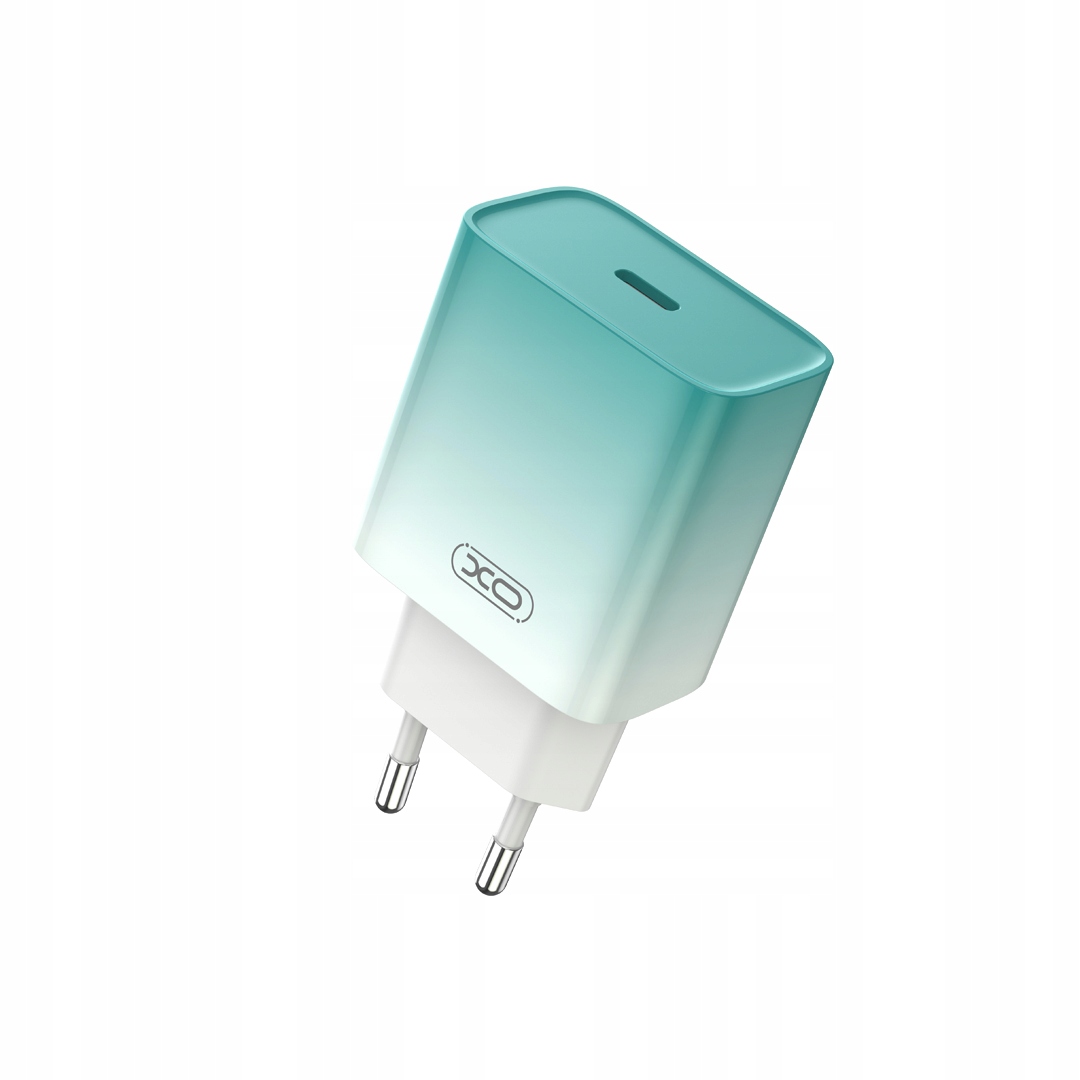 XO ŁADOWARKA SIECIOWA 30W Quick Charge 3.0 OMBRE + KABEL USB-C - USB-C Stan opakowania oryginalne