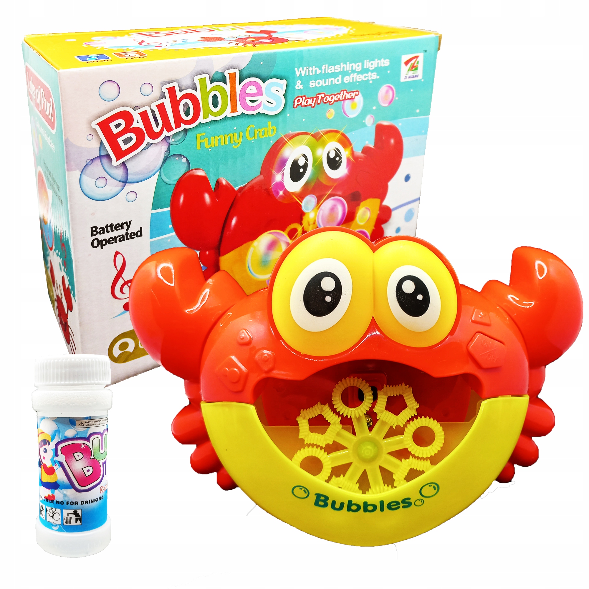 MASZYNKA DO ROBIENIA BĄBELEK PIANY W WANNIE KRAB PREZENT ŚWIĘTA GWIAZDKA HQ