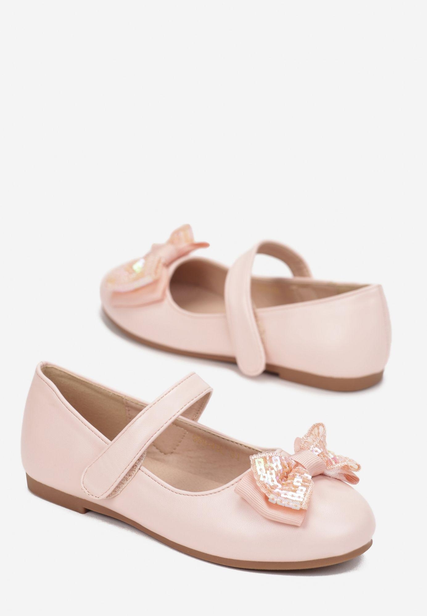 

Born2Be Różowe Balerinki 32 Ekoskóra Casual