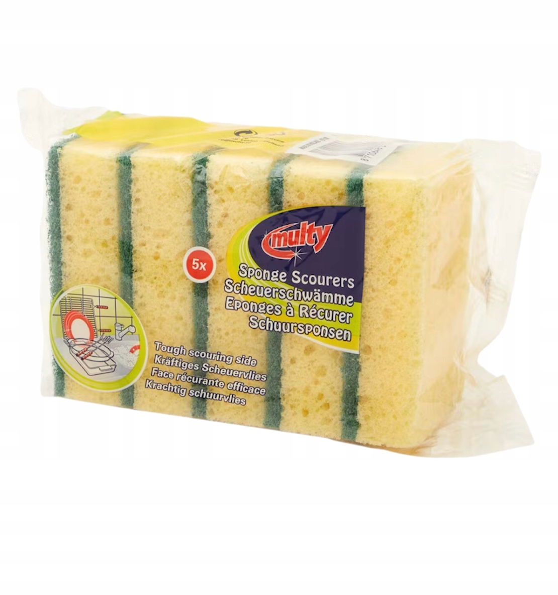 

Gąbki Do Czyszczenia Kuchenne Zmywaki 5SZT/OPAK