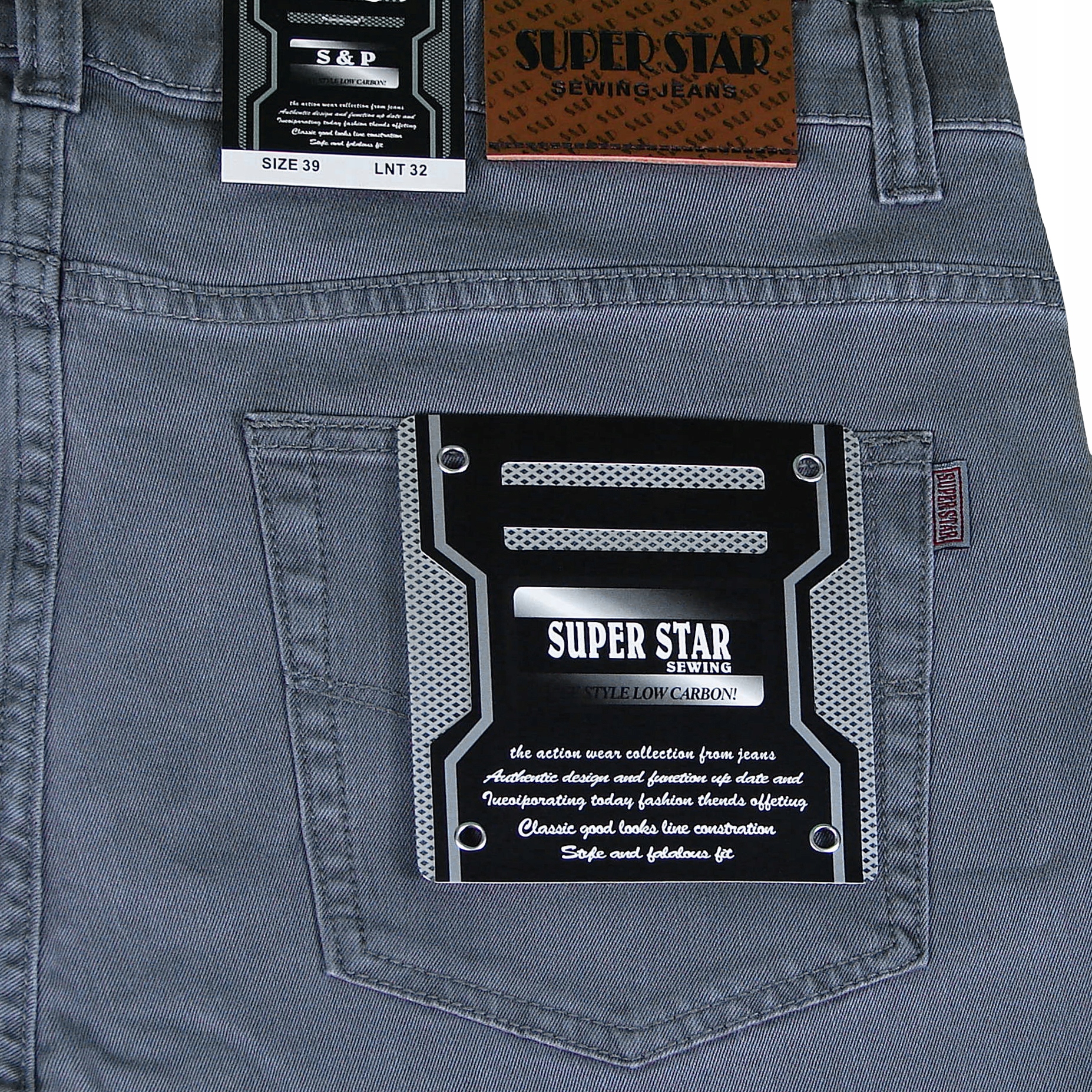 SPODNIE MĘSKIE JEANSOWE W35 L32 W92-94 cm Rozmiar 35/32