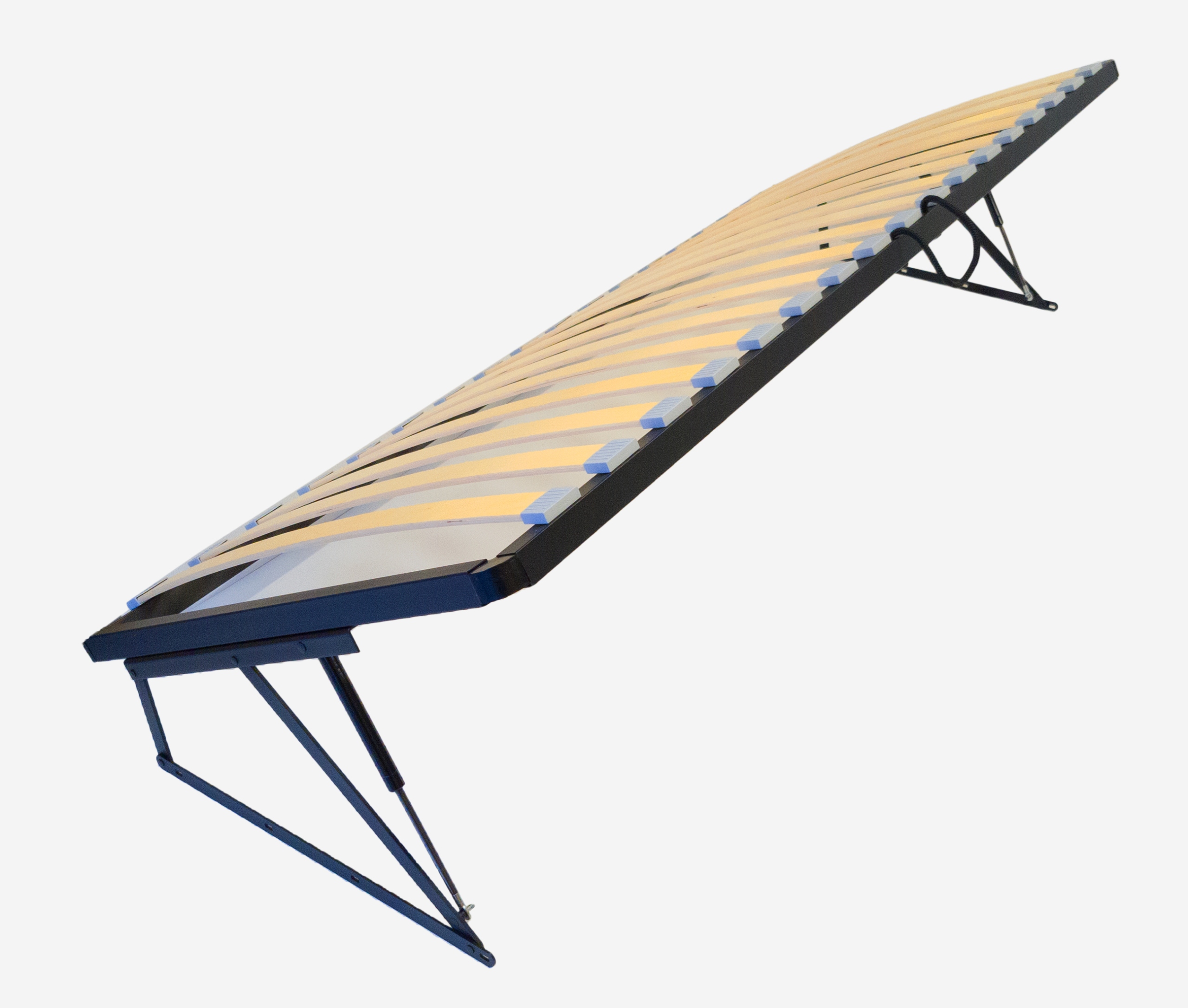 Stelaż do łóżka 100x200 metalowy podnoszony od boku wkład pod materac