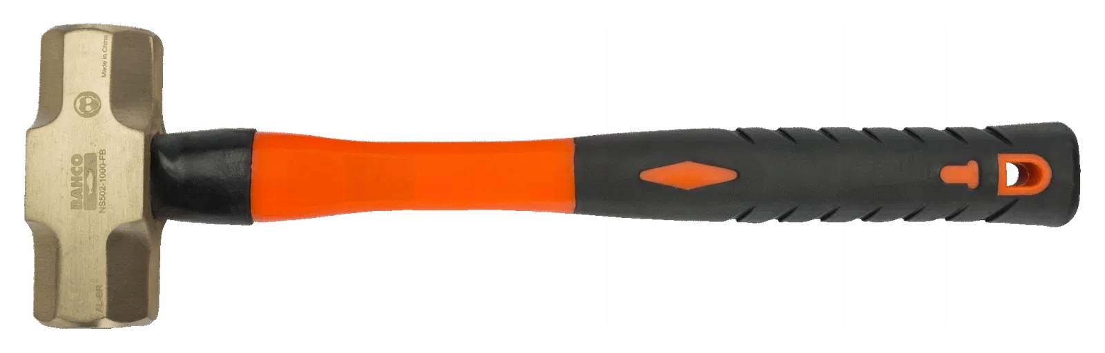 Młotek dwuobuchowy nieiskrzący AL-BR 450g z trzonkiem z włókna szklanego BA Marka Bahco