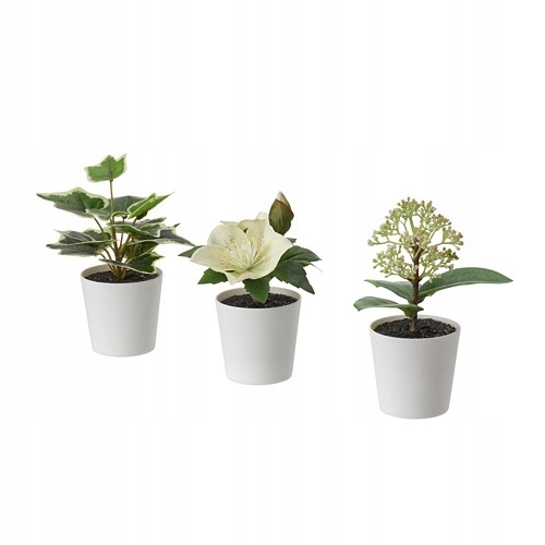 

Ikea Fejka Sztuczne Mini Kwitnące Rośliny 3 szt.