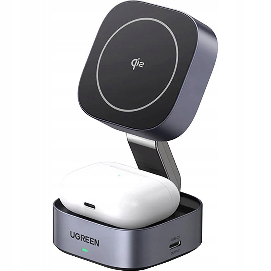 Bezdrátová nabíječka 15W pro MagSafe, Qi2, Ugreen, pro telefon, sluchátka