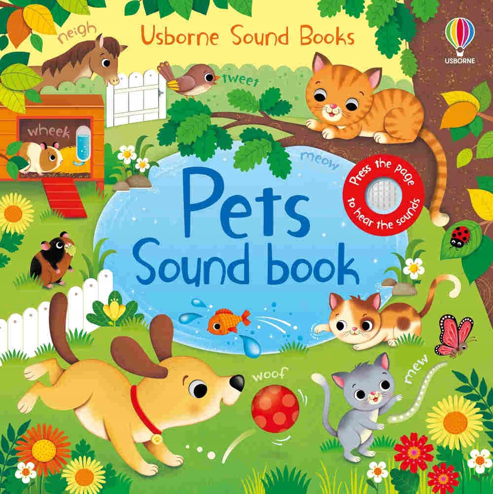 Usborne Sound Books Pets Sound Book (12567954199) Książka Allegro
