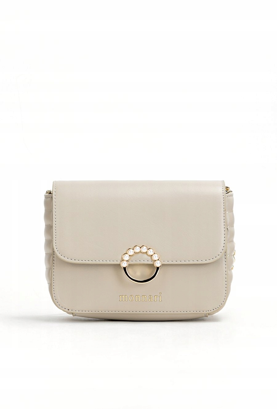 TOREBKA DAMSKA MAŁA Z KLAPKĄ MONNARI BAG2360-019 SZARA Marka Monnari