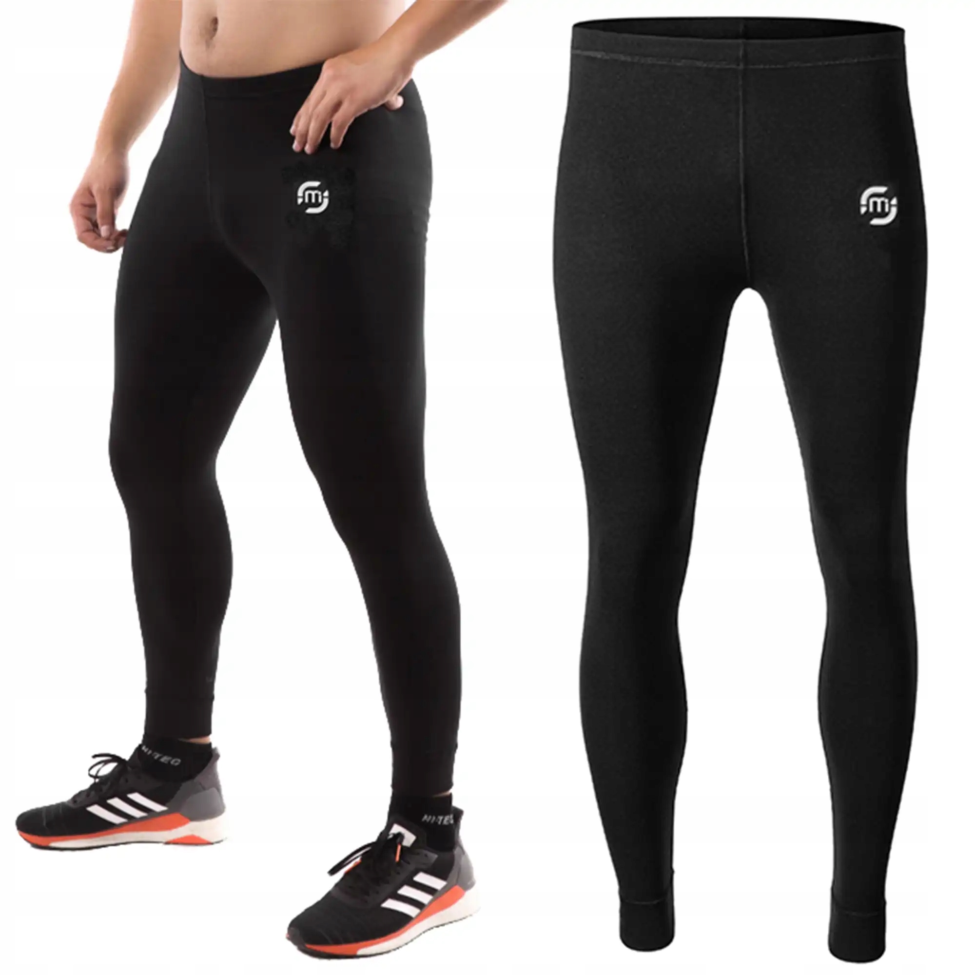 Bielizna termoaktywna Getry męskie spodnie dół kalesony ciepłe sportowe L