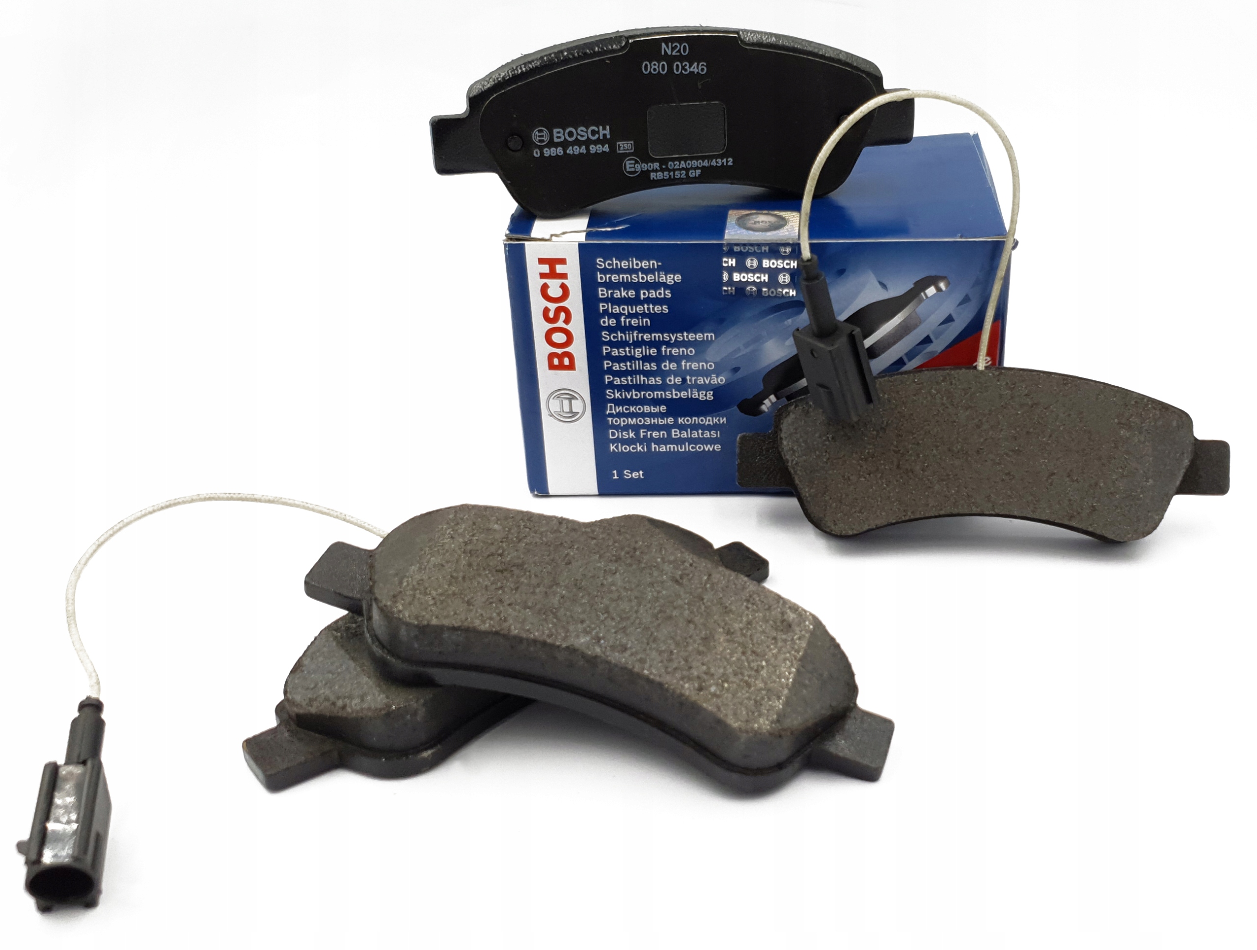 BOSCH ТОРМОЗНЫЕ КОЛОДКИ ЗАДНИЕ 0 986 494 994