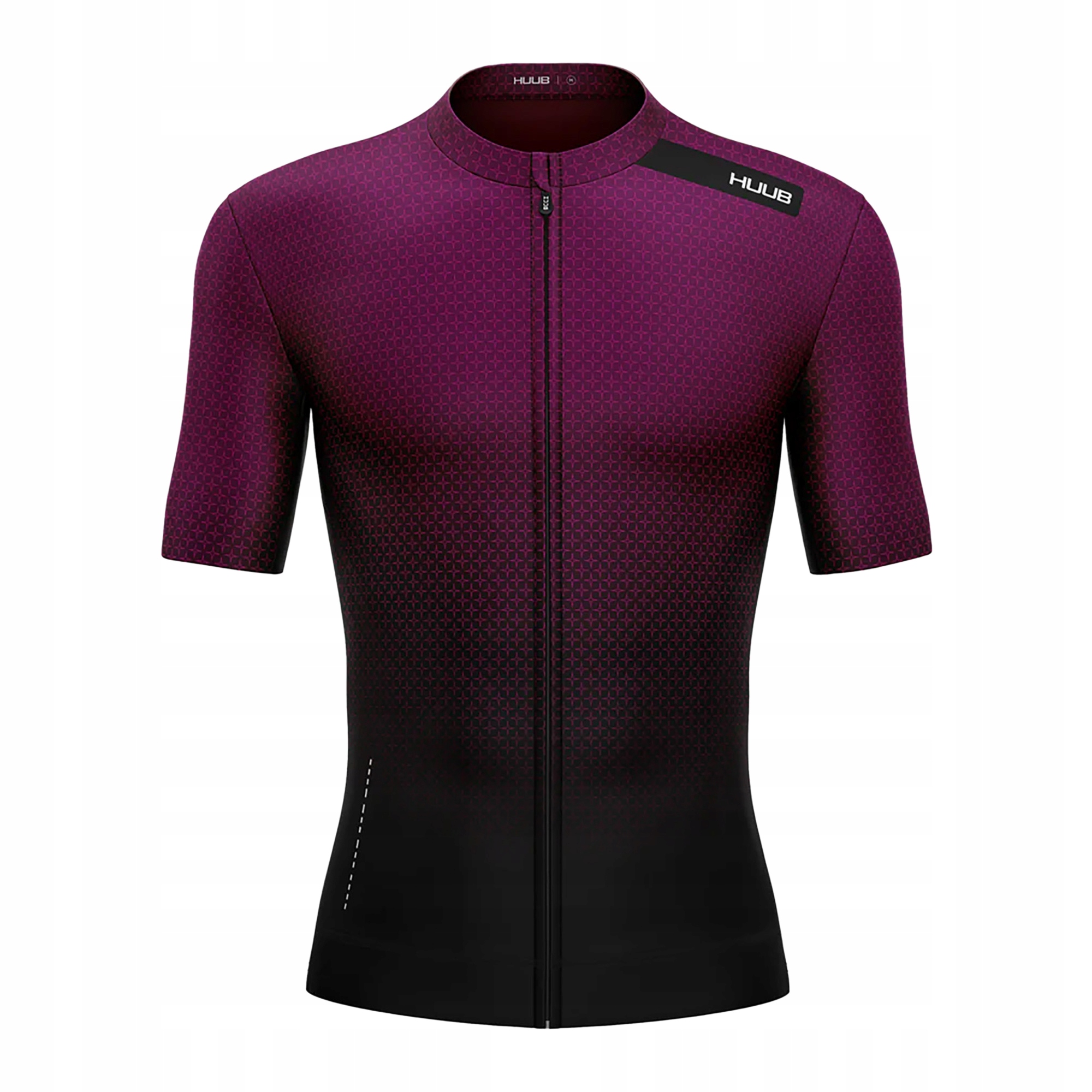 Koszulka rowerowa męska Huub Core 4 burgundy fade M
