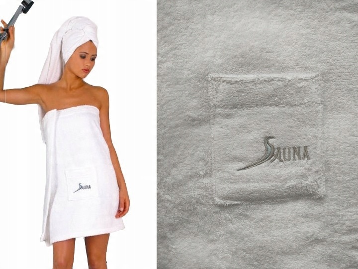 

Duży Ręcznik Sauna Dla Puszystej 80*210 Biały 6XL