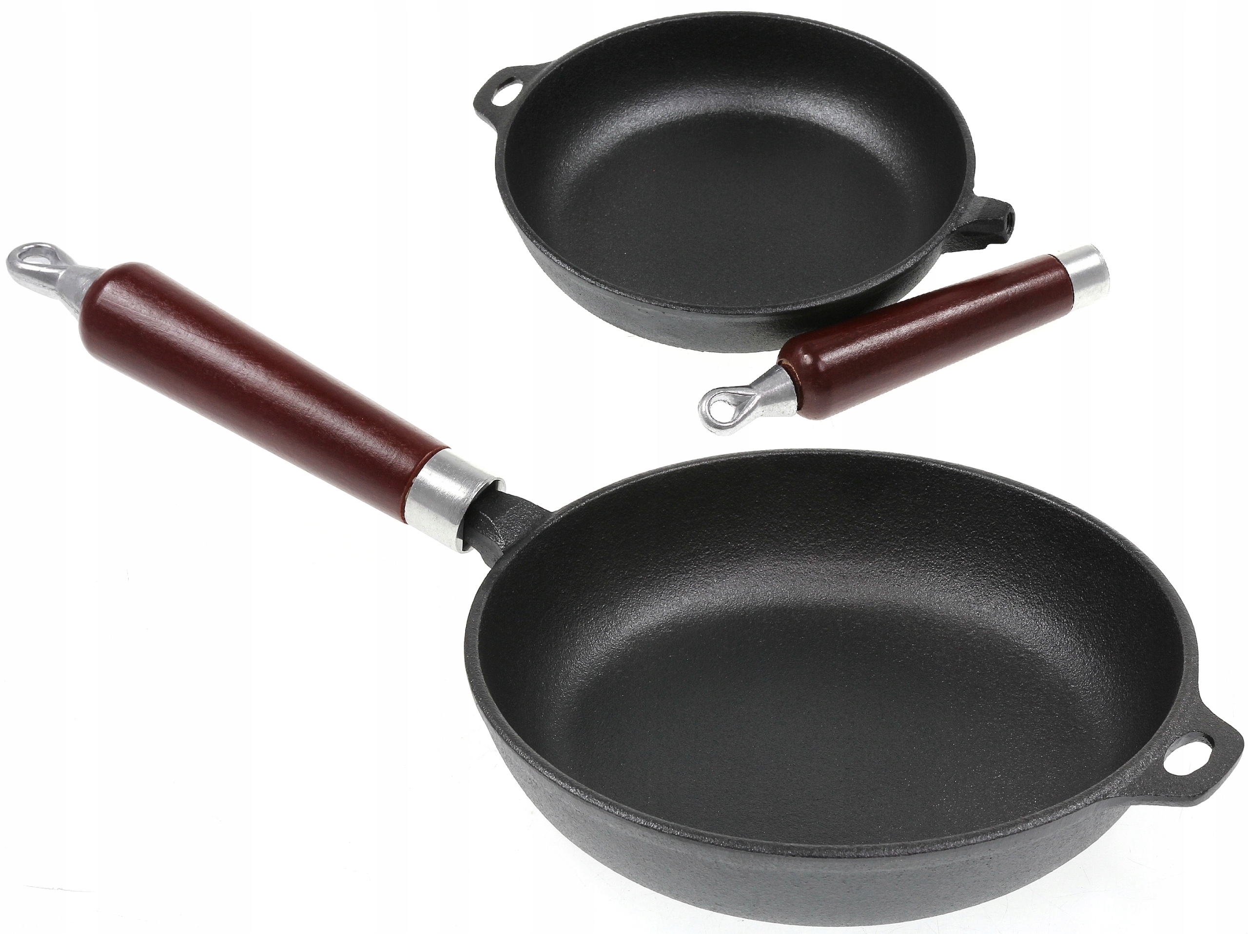 

Patelnia 20 cm Żeliwna Głęboka Ciężka Indukcja Gaz
