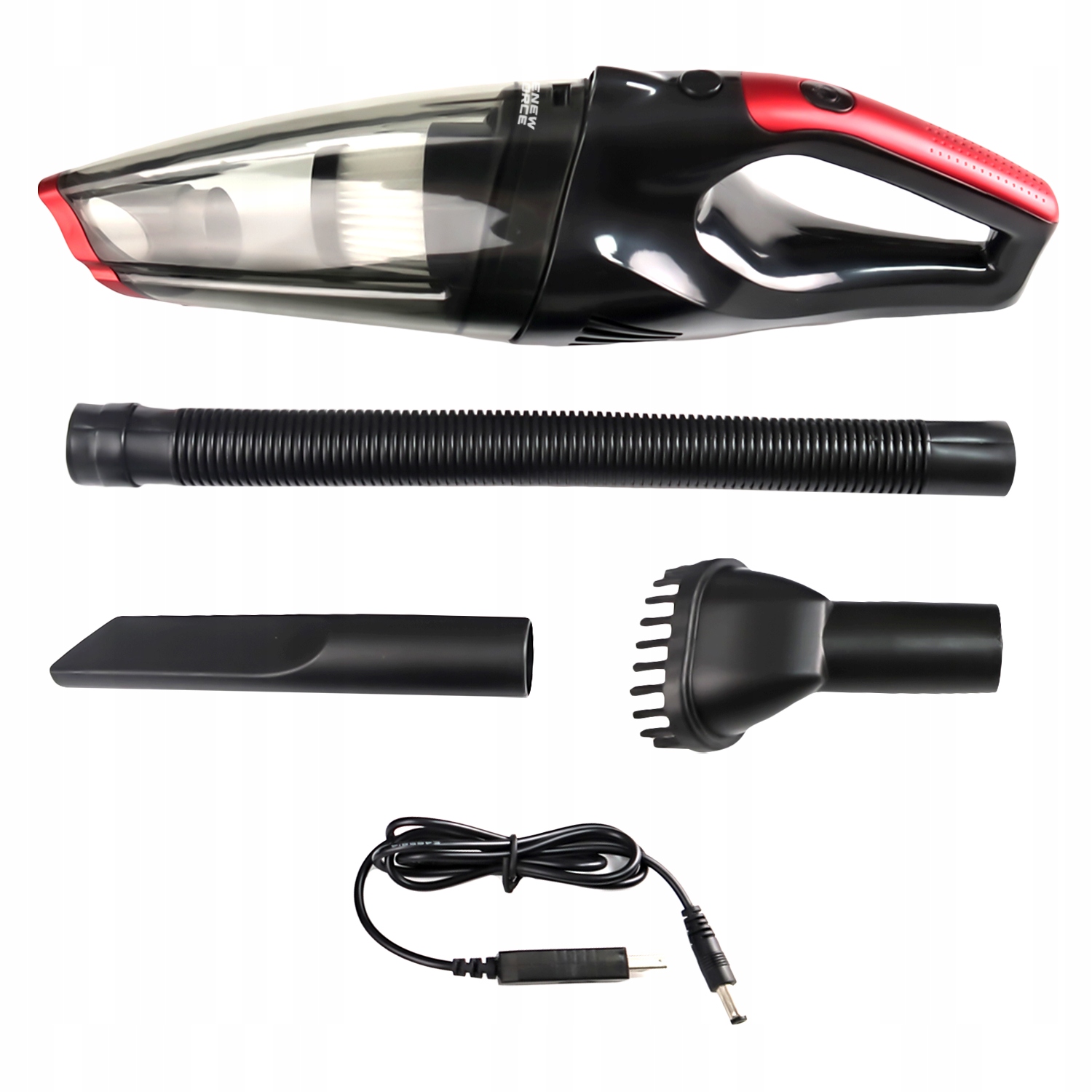 ODKURZACZ SAMOCHODOWY BEZPRZEWODOWY SILNY AŻ 6200P Producent bez marki