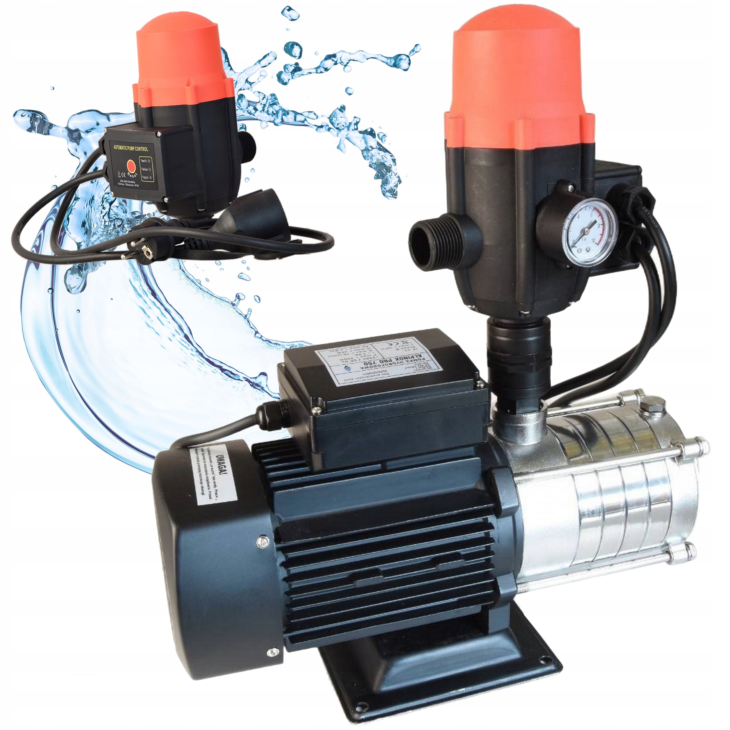 Hydrofor Beznádržová Pumpa Inox Premium Rotory Vypínač Brio 4200 l/h