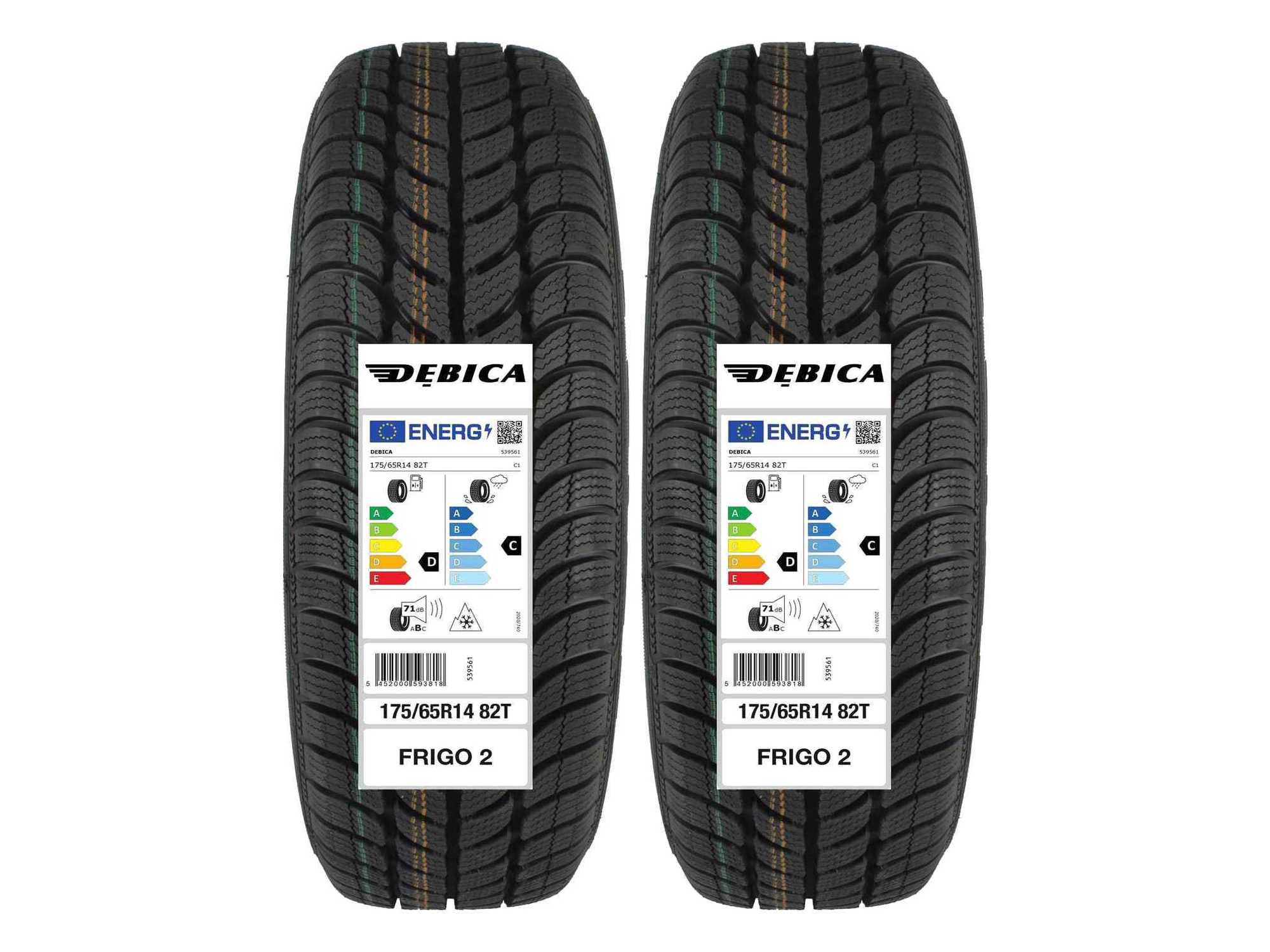 

2 Opony zimowe 175/65R14 Dębica Frigo 2