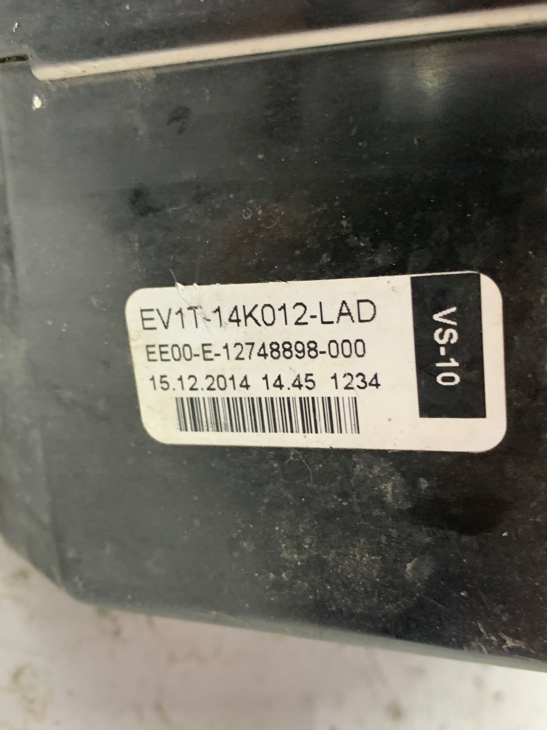 Kasten der Sicherungen EV1T-14K012-LAD FORD B-MAX (2012-2017) 1.5 TDCI