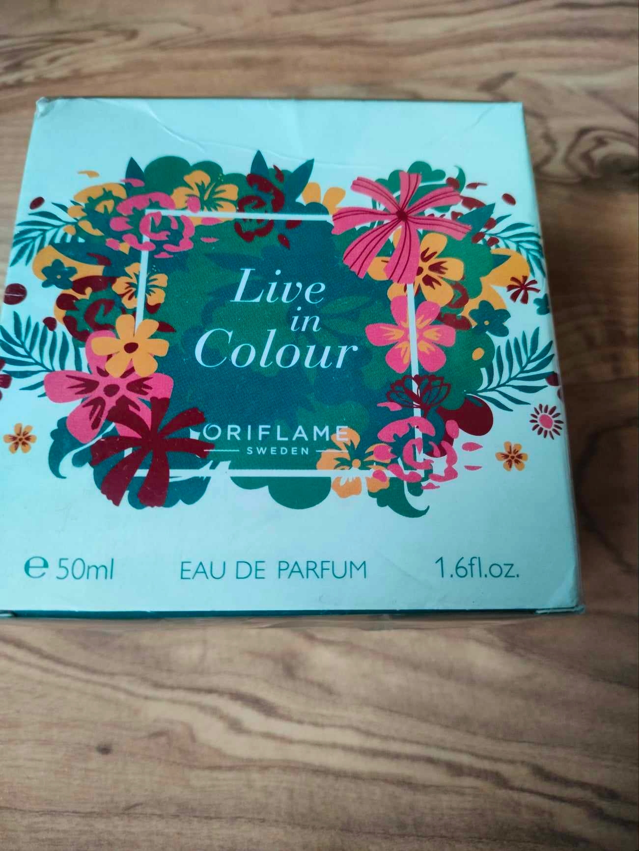 Live In Colour Oriflame woda perfumowana inpost
