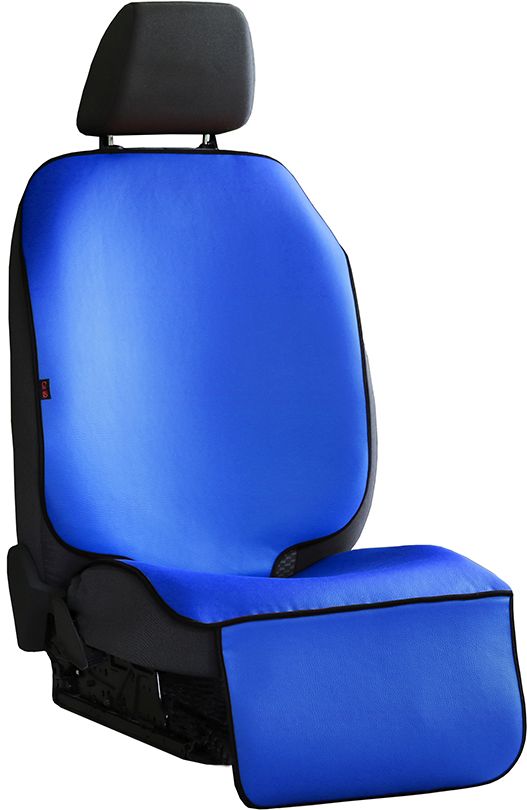 PROTECTIVE MAT UNDER THE SEAT COVER BLUE LEATHER