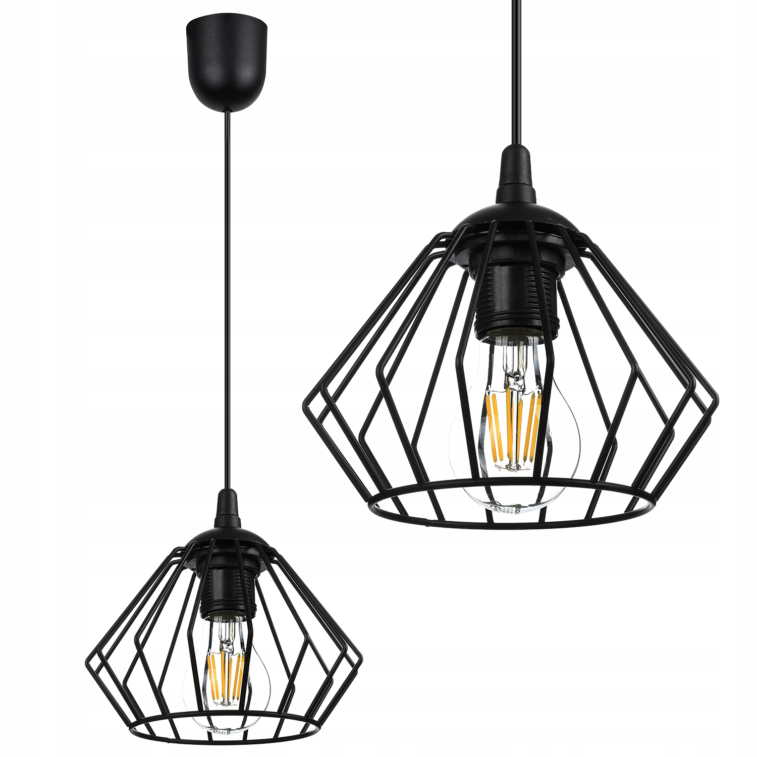 

Lampa Wisząca Sufitowa Żyrandol Brylant Led
