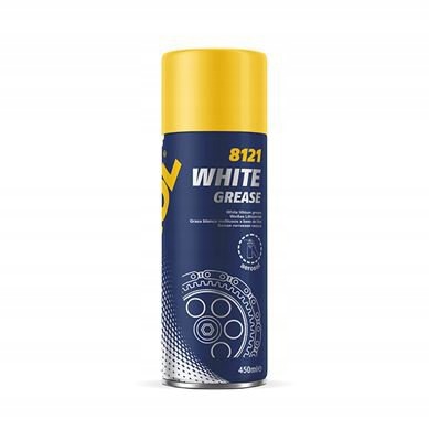 Smar biały w sprayu Mannol White Grease 8121 450 ml