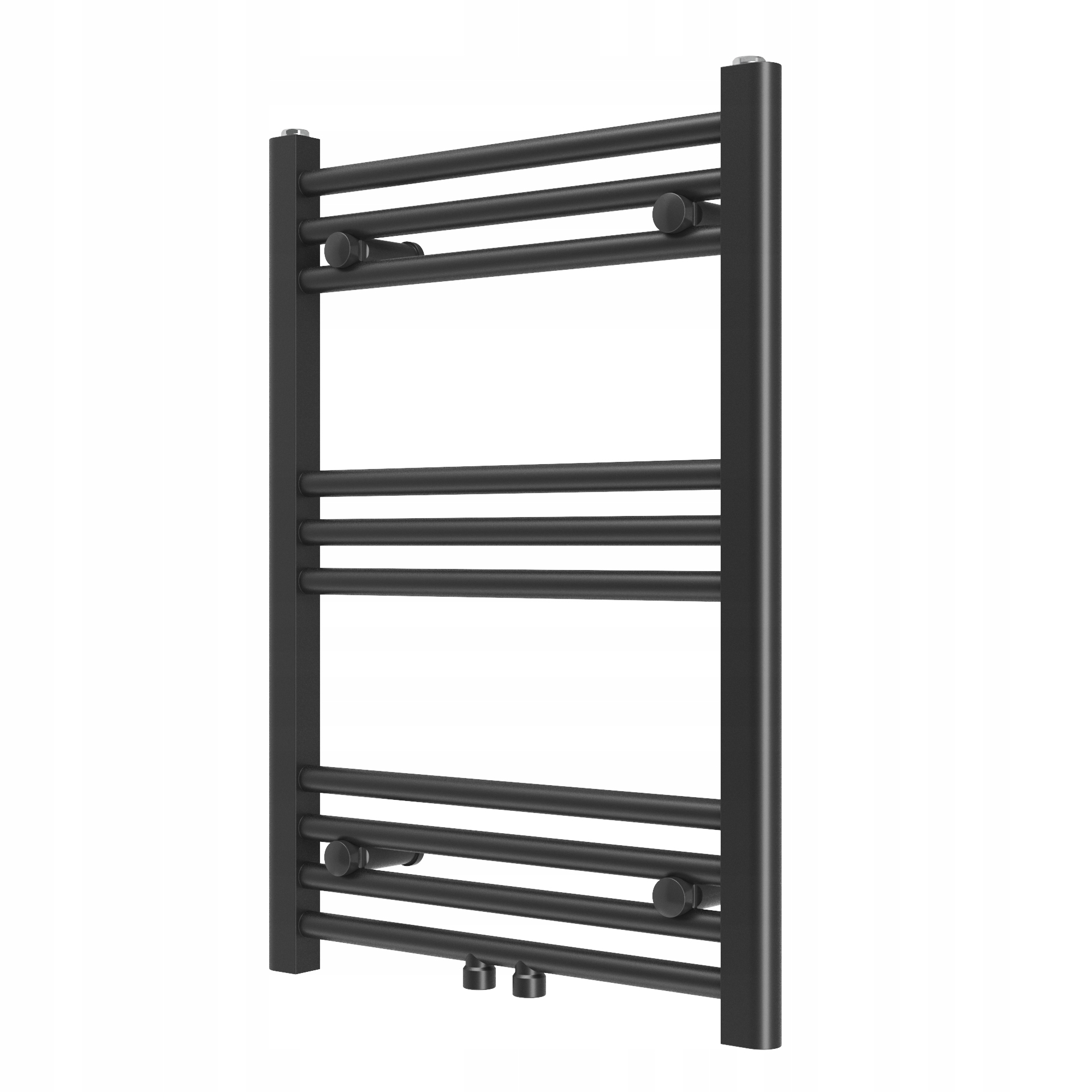 Čierny Kúpeľňový Ohrievač Kaloryfer Moderný Rebríkový 70x50 cm Raven
