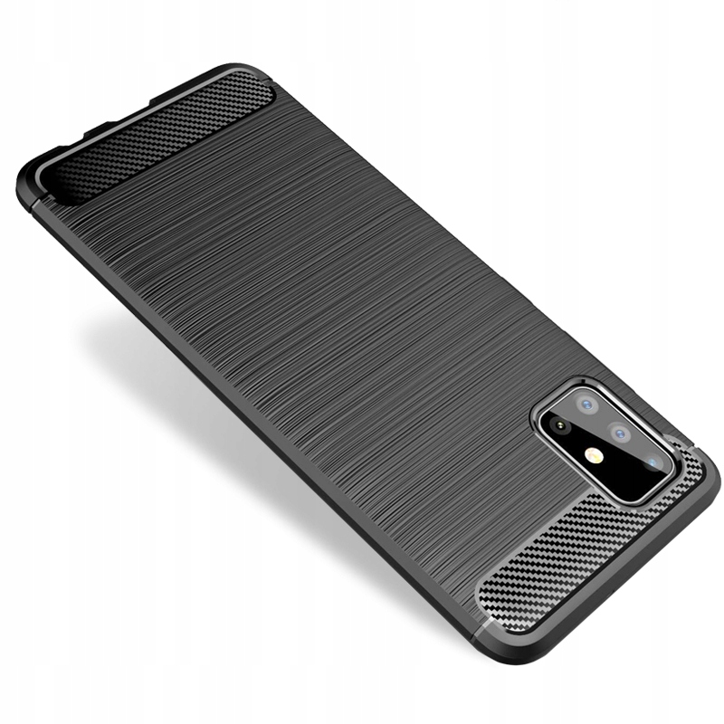 

Etui Pancerne Karbon do Samsung A51 Szkło