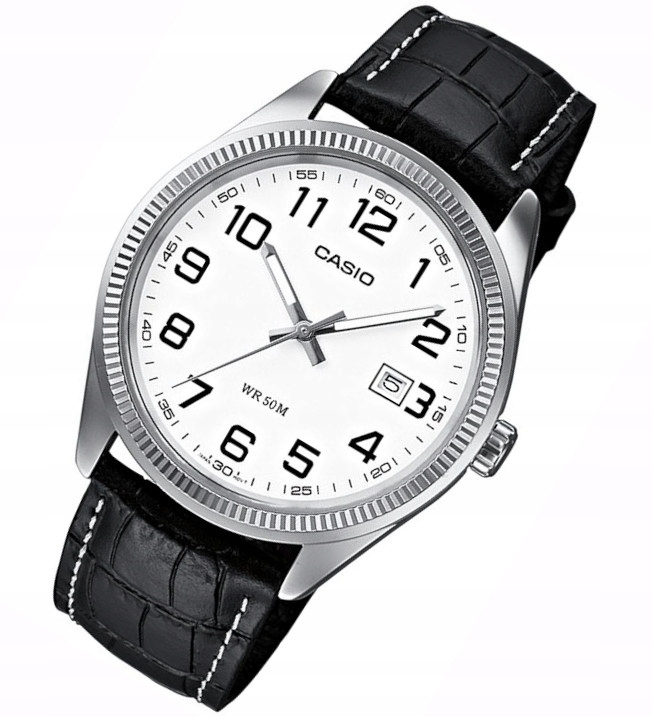 Klasické pánské hodinky na řemínku Casio MTP-1302 Pl krabička Gravírování Bonus