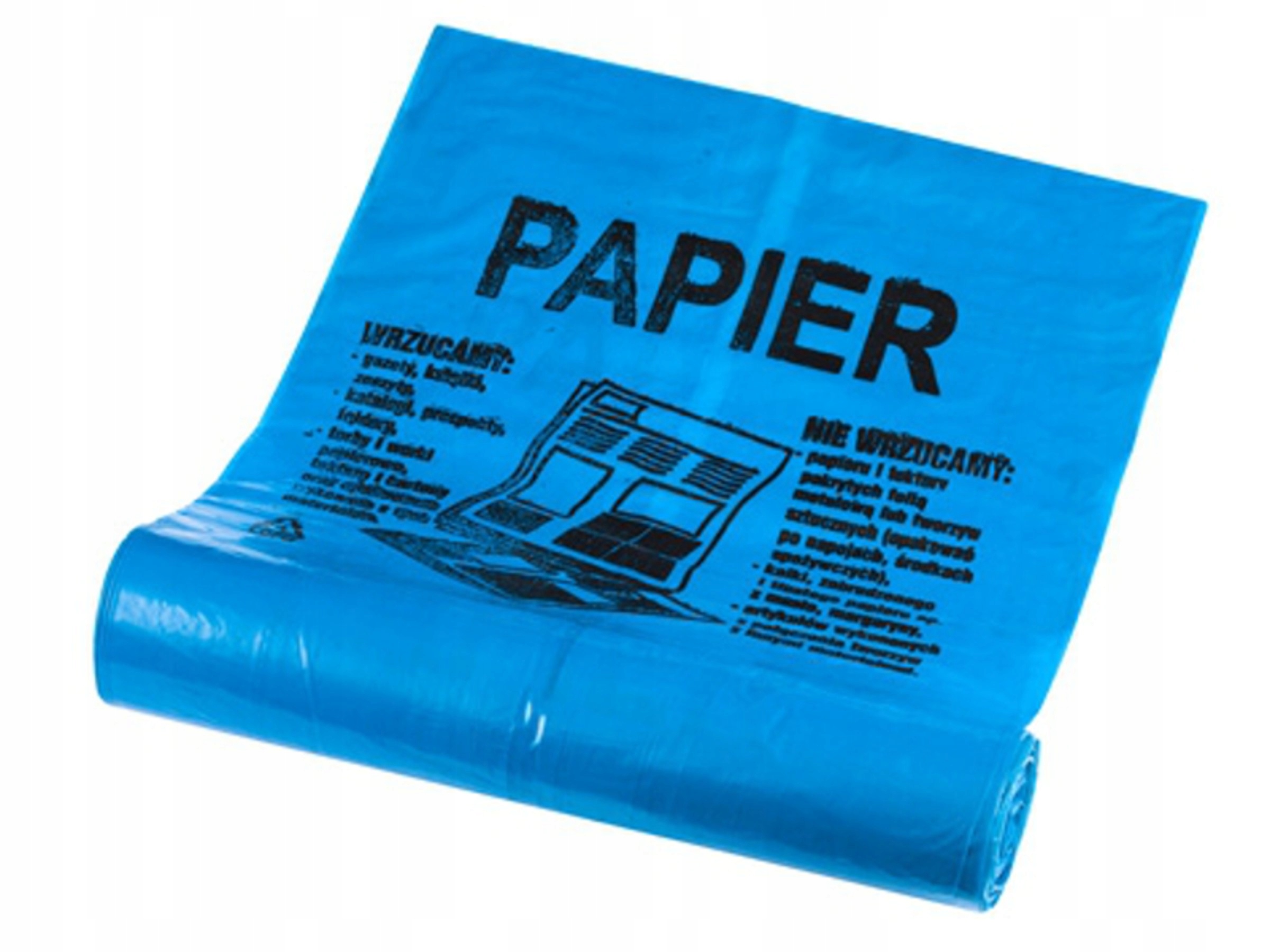 

Worki Do Segregacji Niebieskie Papier 120L 20 Szt.