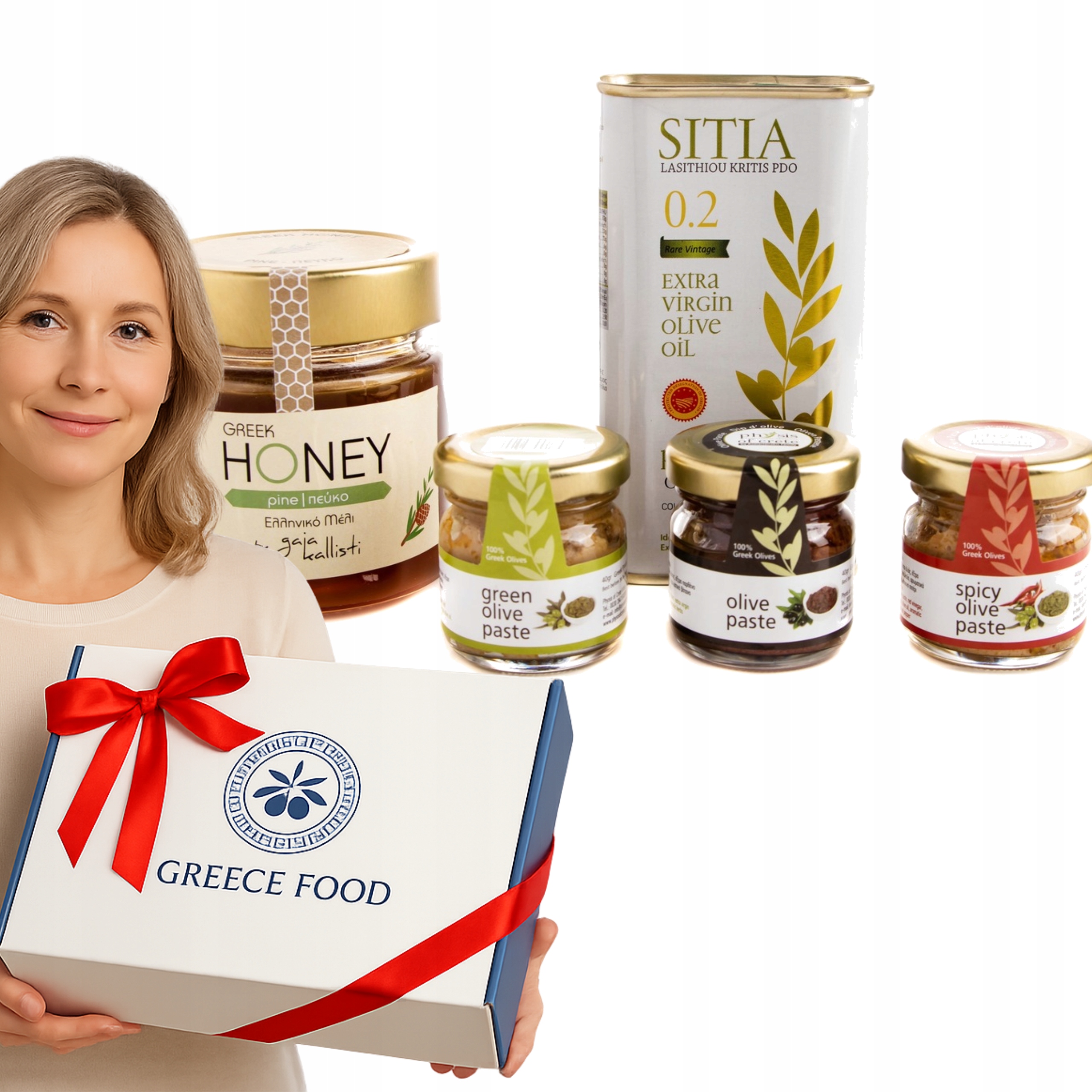 Levně Exkluzivní řecká sada pochoutek – ideální dárek k Svátek Matek