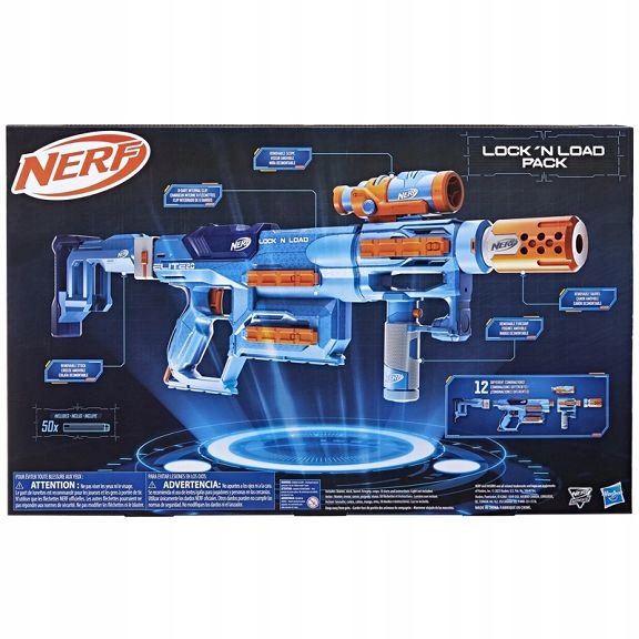 NERF ELITE 2.0 トイガン 6点セット Nerf, wyrzutnia Elite 2.0 Eaglepoint Rd-8 + 16 strzałek