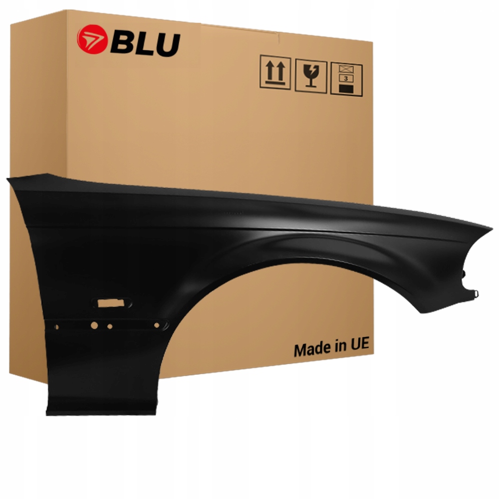 Blu Blatník Bmw 3 E46 668 pravý černý 99-03 přední Coupe Cabrio