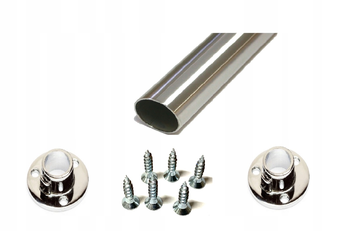 

Drążek, rura fi 25 do szafy 60 cm 2 rozetki