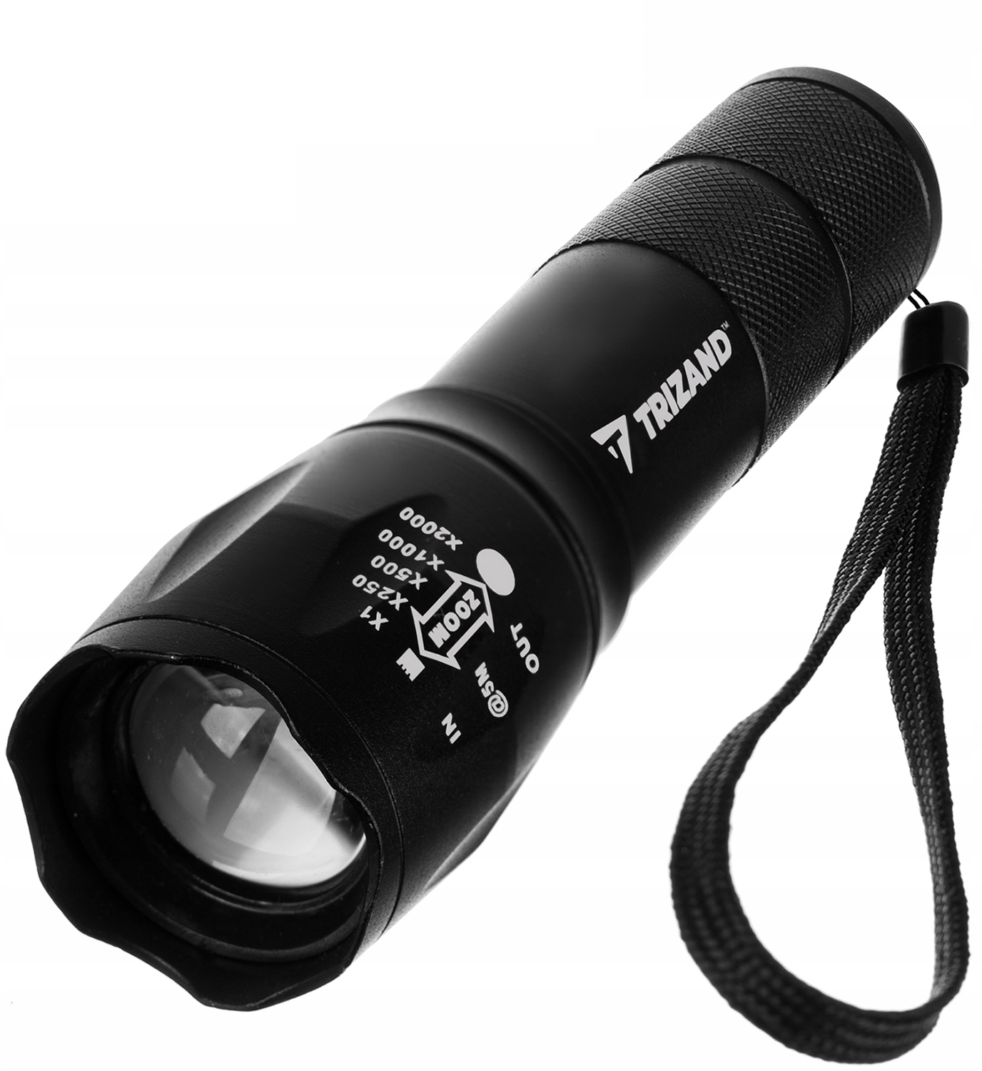 

Latarka Taktyczna Led Cree T6 Zoom 2W1 Mocna +etui