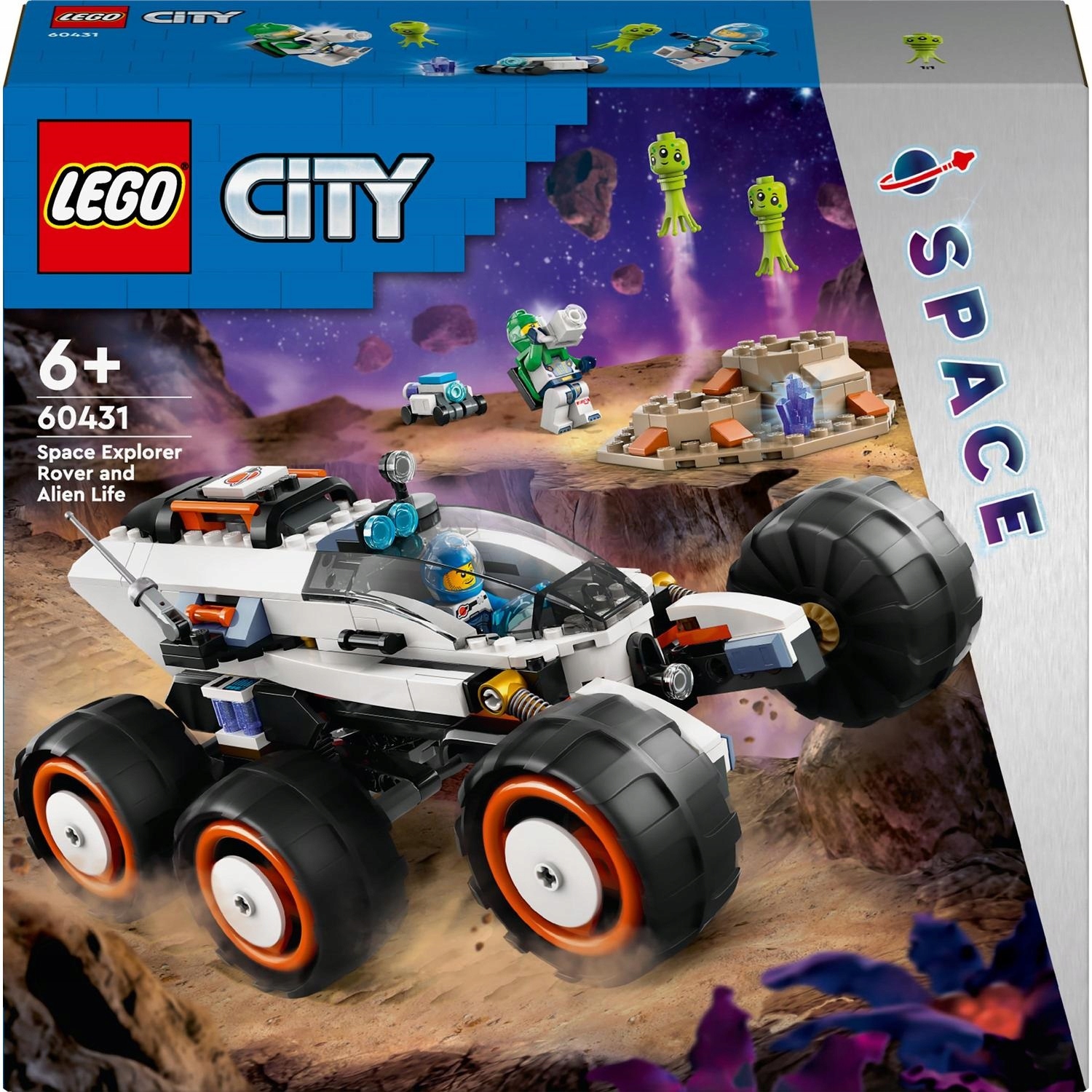 Lego City 60431 Klocki Kosmiczny łazik i badanie życia w kosmosie +eKA