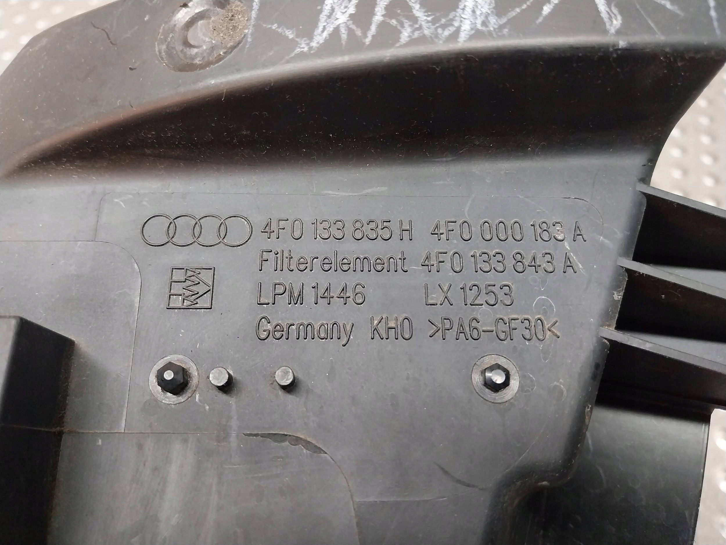 Gehäuse FILTER luft DOL 4F0133835H AUDI A6 C6 4F0 2.0 TDI