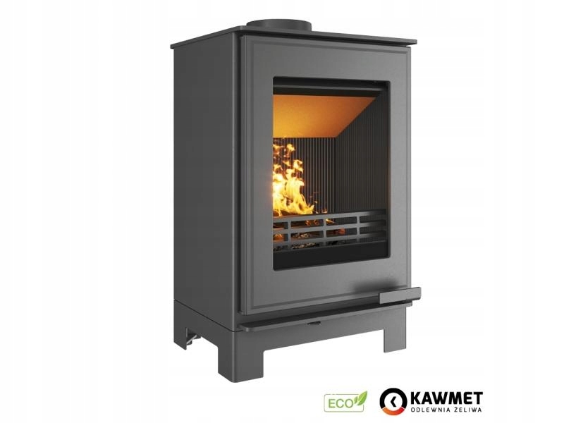 Piec żeliwny wolnostojący na drewno KAWMET Harita S15v Basic Eco