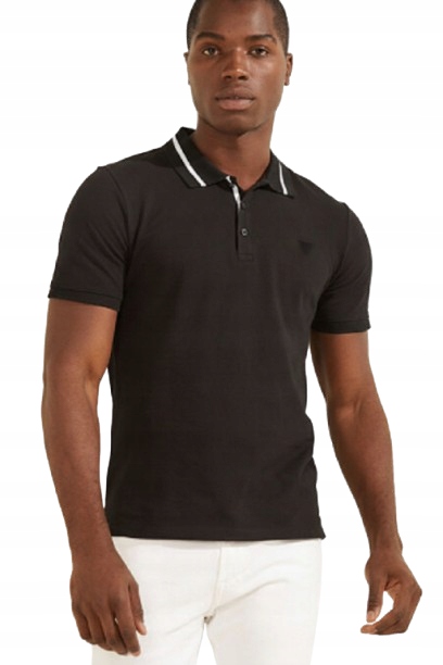 Polokošile Guess S Kontrastním Límecem XXL Gnb