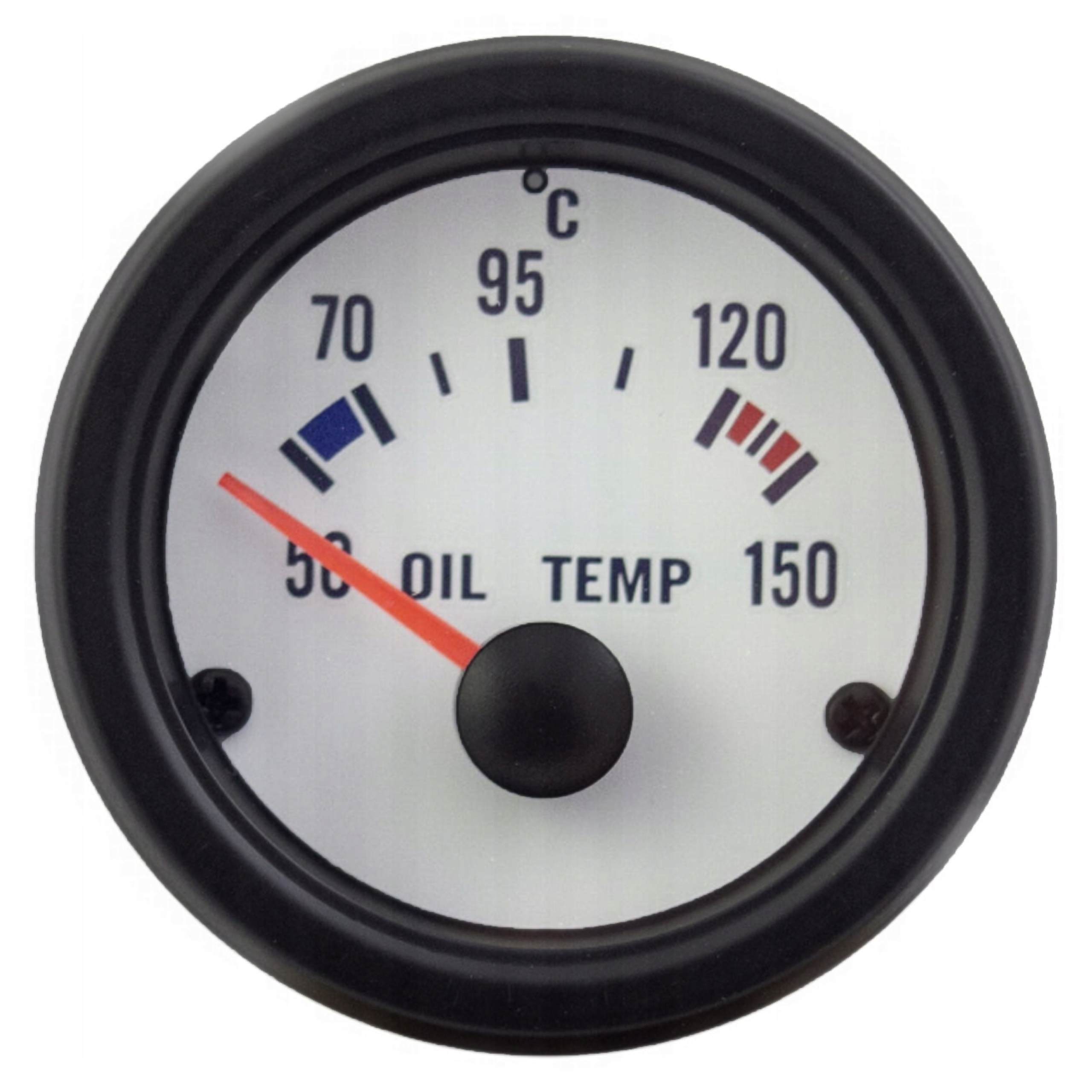Auto Gauge Vdo Biały Wskaźnik Zegar Temperatury Oleju Tuning 52mm Zestaw