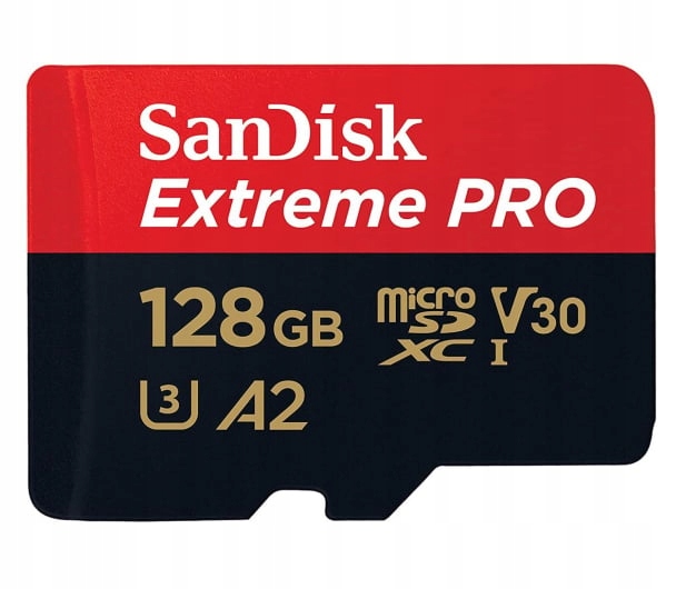 Sandisk 128GB microSDXC Extreme Pro 200MB/s A2 C10 V30 Uhs I U3