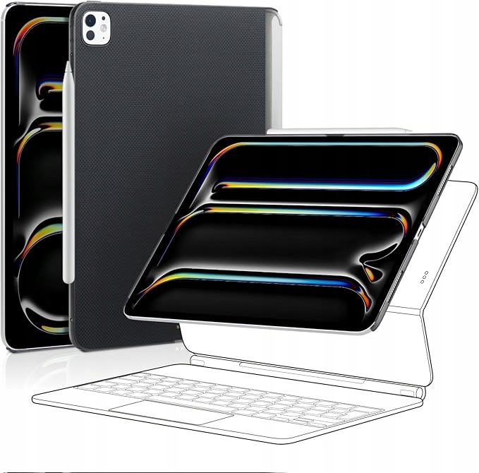 Puzdro pre iPad Pro 13" M5/M4 Aramid Fibre kompatibilné s Magic Keyboardom