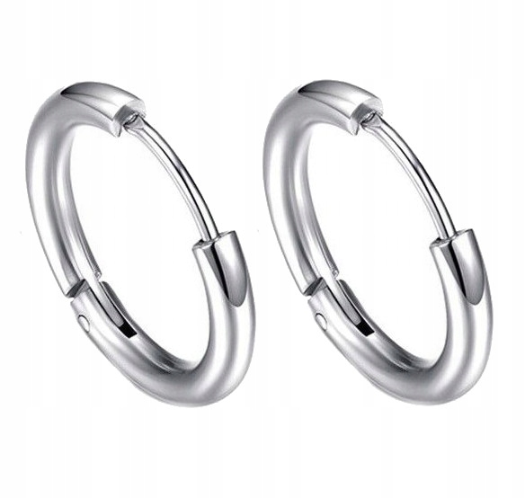 

Kolczyki Srebrne Kółka 10 mm Stal Chirurgiczna