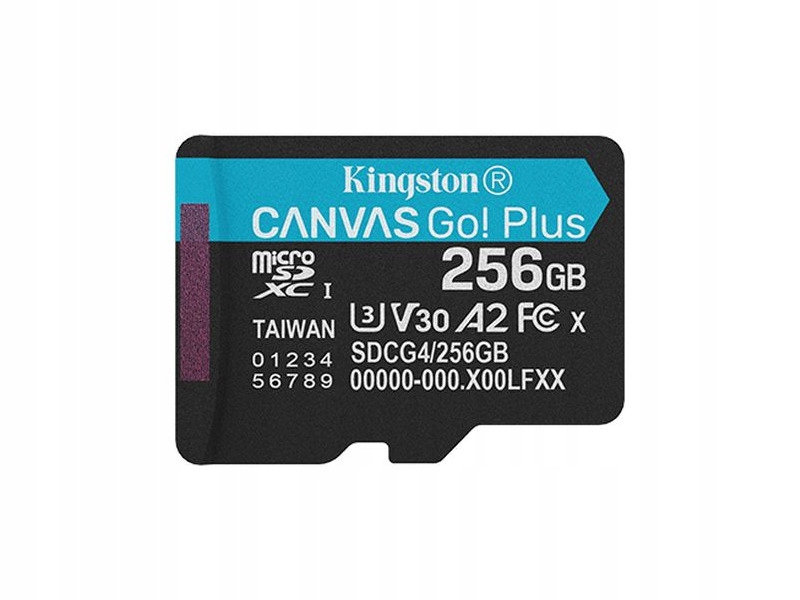 Karta pamięci Kingston Canvas Go! Plus microSDXC 256GB