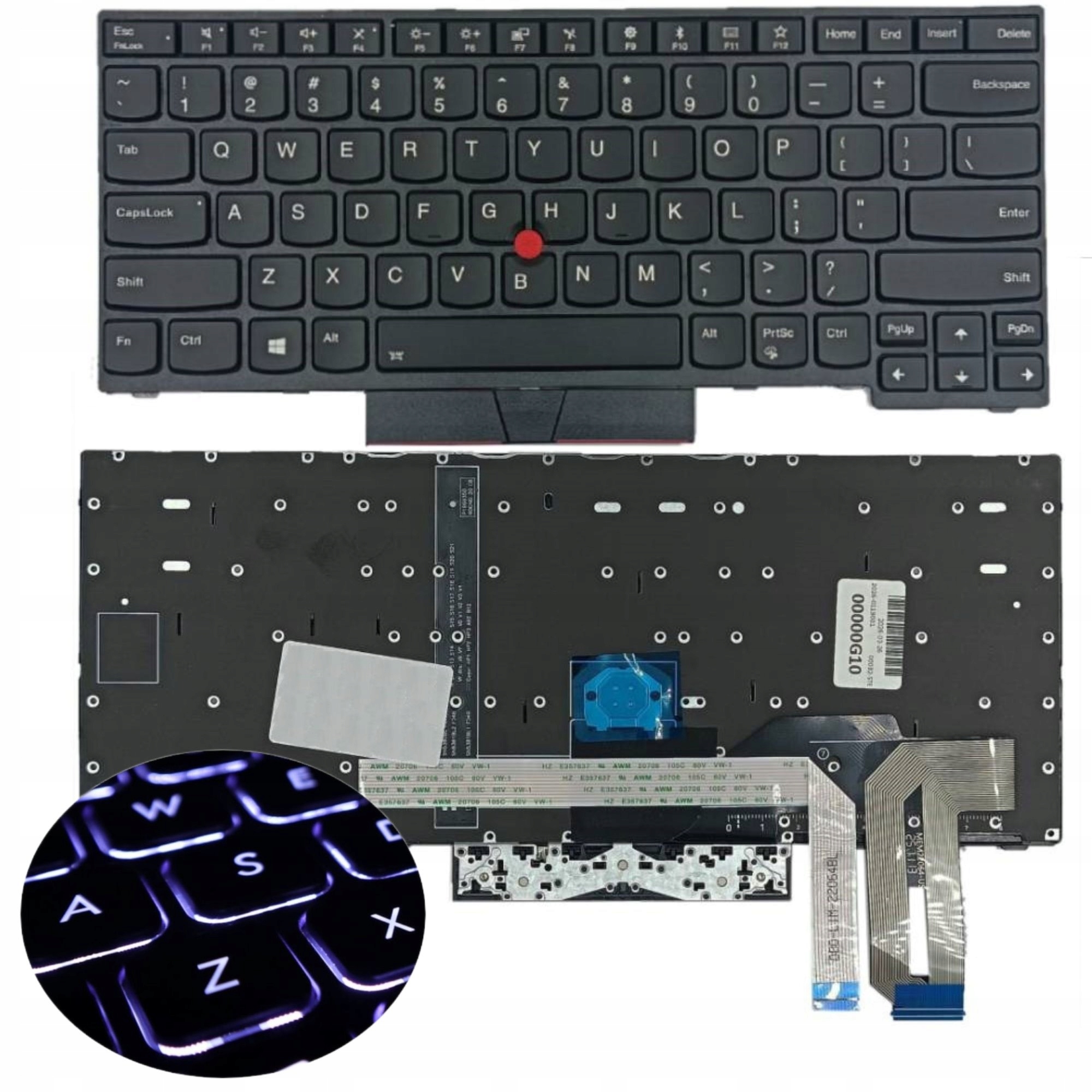 Klawiatura do Lenovo 01YP269 Lenovo ThinkPad T14 Gen 1 T480s T490 L480 Led